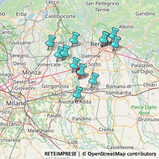 Mappa Via della Vigna, 24045 Fara Gera d'Adda BG, Italia (12.41083)