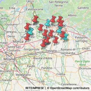 Mappa Via della Vigna, 24045 Fara Gera d'Adda BG, Italia (11.6015)