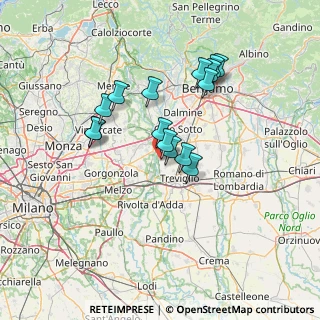 Mappa Via della Vigna, 24045 Fara Gera d'Adda BG, Italia (11.84533)