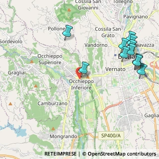 Mappa Via Gioacchino Rossini, 13897 Occhieppo Inferiore BI, Italia (2.6475)