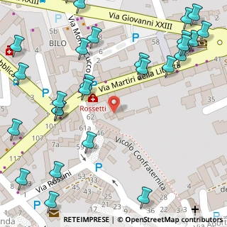 Mappa Via Gioacchino Rossini, 13897 Occhieppo Inferiore BI, Italia (0.08929)