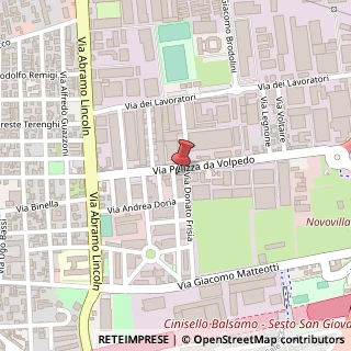 Mappa Via Pellizza da Volpedo, 28, 20092 Cinisello Balsamo, Milano (Lombardia)