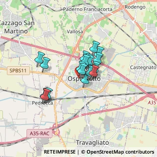 Mappa Via S. Benedetto, 25035 Ospitaletto BS, Italia (1.10158)