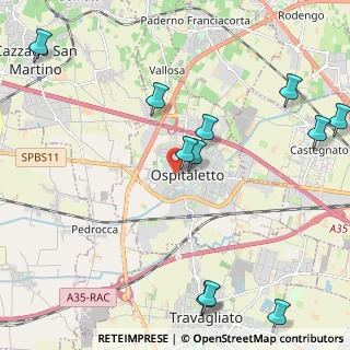 Mappa Via S. Benedetto, 25035 Ospitaletto BS, Italia (2.67636)