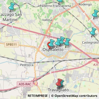 Mappa Via S. Benedetto, 25035 Ospitaletto BS, Italia (2.76909)