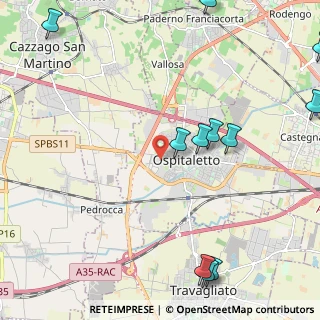 Mappa Via Industriale, 25035 Ospitaletto BS, Italia (2.98182)
