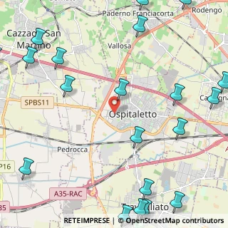 Mappa Via Industriale, 25035 Ospitaletto BS, Italia (3.392)