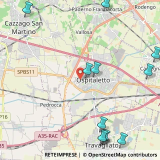 Mappa Via Industriale, 25035 Ospitaletto BS, Italia (3.20364)
