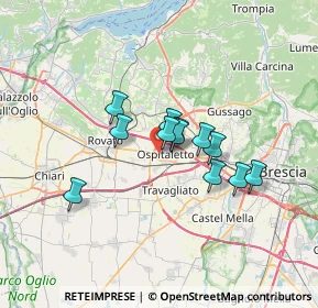 Mappa Via Industriale, 25035 Ospitaletto BS, Italia (4.73417)