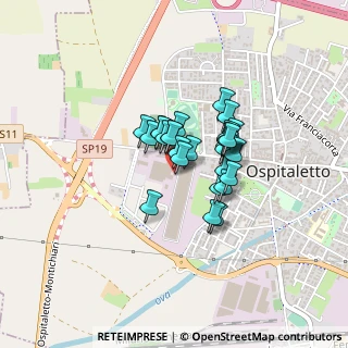 Mappa Via Industriale, 25035 Ospitaletto BS, Italia (0.25714)
