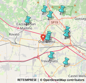 Mappa Via Industriale, 25035 Ospitaletto BS, Italia (3.8)