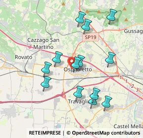 Mappa Via Industriale, 25035 Ospitaletto BS, Italia (3.63)