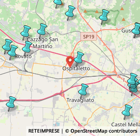 Mappa Via Industriale, 25035 Ospitaletto BS, Italia (6.603)