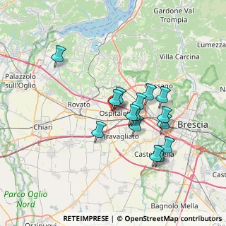 Mappa Via Industriale, 25035 Ospitaletto BS, Italia (6.05467)