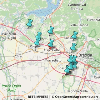 Mappa Via Industriale, 25035 Ospitaletto BS, Italia (7.92214)