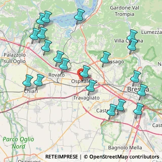 Mappa Via Industriale, 25035 Ospitaletto BS, Italia (9.9355)