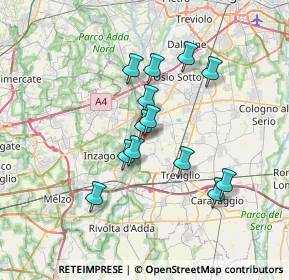 Mappa Via dei Prati Grandi, 24045 Fara Gera d'Adda BG, Italia (5.82154)