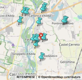 Mappa Via dei Prati Grandi, 24045 Fara Gera d'Adda BG, Italia (1.87692)