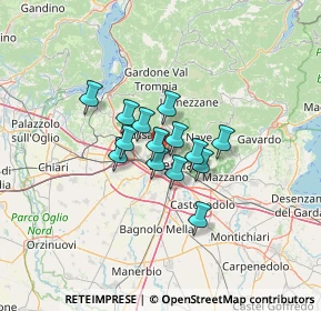 Mappa Via Chiusure, 25128 Brescia BS, Italia (8.04786)