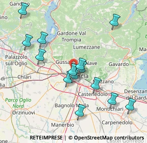 Mappa Via Chiusure, 25128 Brescia BS, Italia (15.36143)