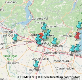 Mappa Via Chiusure, 25128 Brescia BS, Italia (15.35667)