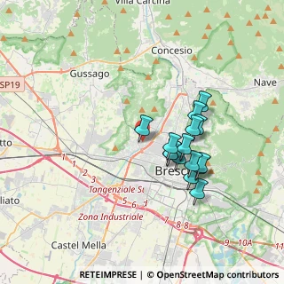 Mappa Via Chiusure, 25128 Brescia BS, Italia (3.00867)