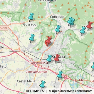 Mappa Via Chiusure, 25128 Brescia BS, Italia (5.38429)