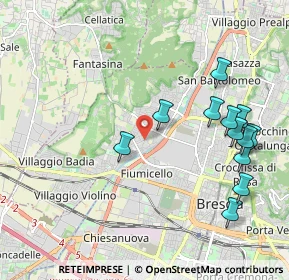 Mappa Via Chiusure, 25128 Brescia BS, Italia (2.22167)