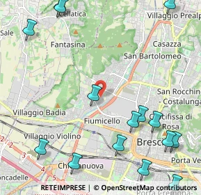 Mappa Via Chiusure, 25128 Brescia BS, Italia (3.01067)