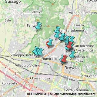 Mappa Via Chiusure, 25128 Brescia BS, Italia (1.503)