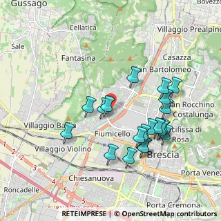 Mappa Via Chiusure, 25128 Brescia BS, Italia (1.8465)