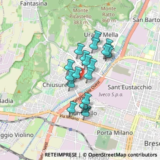 Mappa Via Chiusure, 25128 Brescia BS, Italia (0.647)