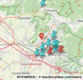 Mappa Via Chiusure, 25128 Brescia BS, Italia (3.23909)