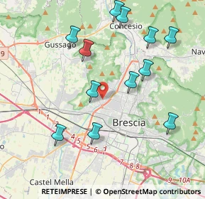 Mappa Via Chiusure, 25128 Brescia BS, Italia (4.22083)