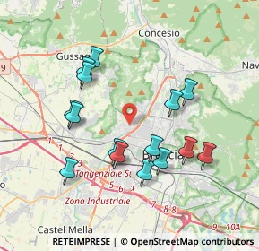Mappa Via Chiusure, 25128 Brescia BS, Italia (3.584)