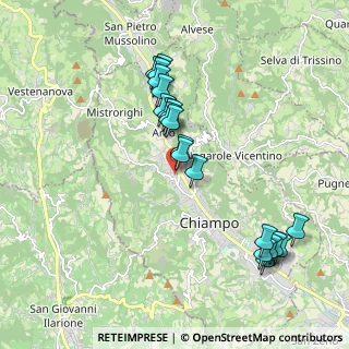 Mappa Via Giosuè Carducci, 36072 Chiampo VI, Italia (1.915)