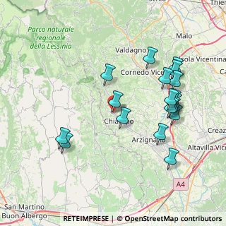 Mappa Via Giosuè Carducci, 36072 Chiampo VI, Italia (8.06056)