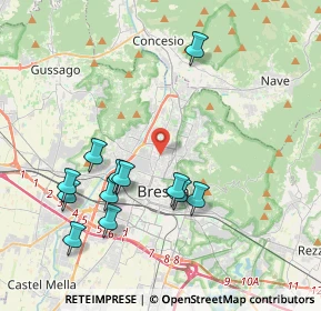 Mappa 25128 Brescia BS, Italia (4.045)