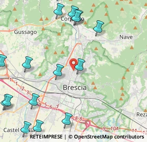 Mappa 25128 Brescia BS, Italia (6.08706)