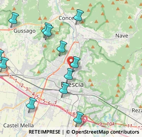 Mappa 25128 Brescia BS, Italia (5.19231)