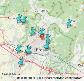 Mappa 25128 Brescia BS, Italia (3.69273)