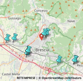 Mappa 25128 Brescia BS, Italia (5.04182)