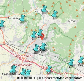 Mappa 25128 Brescia BS, Italia (5.783)