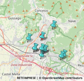 Mappa 25128 Brescia BS, Italia (2.8675)