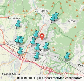 Mappa 25128 Brescia BS, Italia (3.7675)