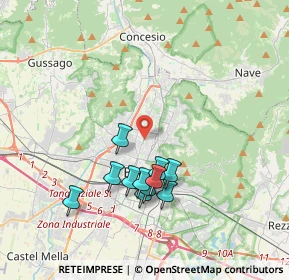 Mappa 25128 Brescia BS, Italia (3.37091)