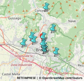 Mappa 25128 Brescia BS, Italia (2.54545)