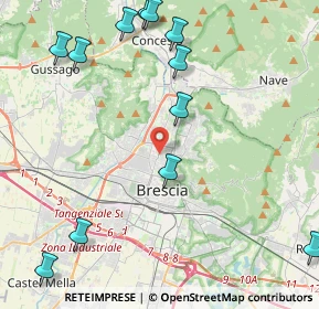Mappa 25128 Brescia BS, Italia (5.82308)