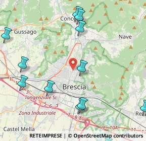Mappa 25128 Brescia BS, Italia (5.74)