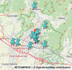 Mappa 25128 Brescia BS, Italia (2.87273)